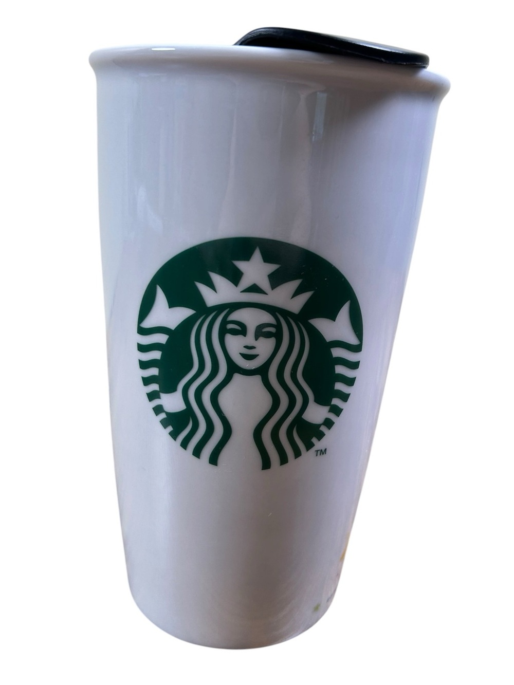 STARBUCKS Disney Parks Ceramic Travel Tumbler 12 Oz Mickey Minnie Icons - Picture 2 of 10